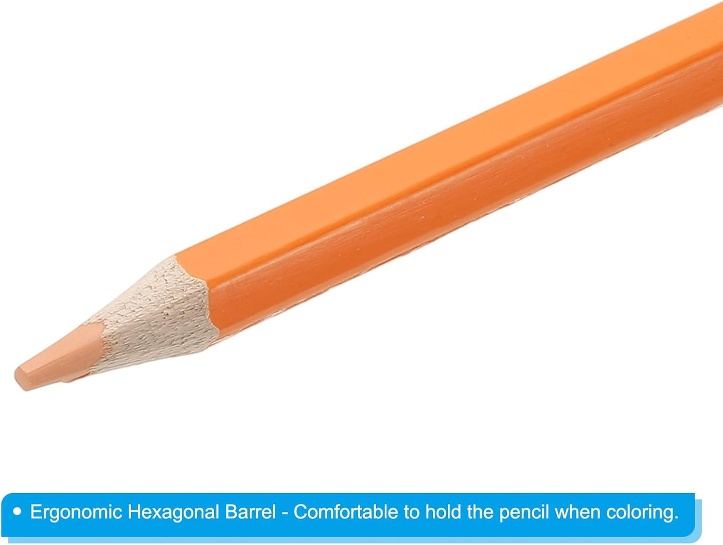 PATIKIL Watercolor Pencil, 6Pcs Water Soluble Pencils for Blending, Coloring, Sketch Drawing, Painting, Yellow