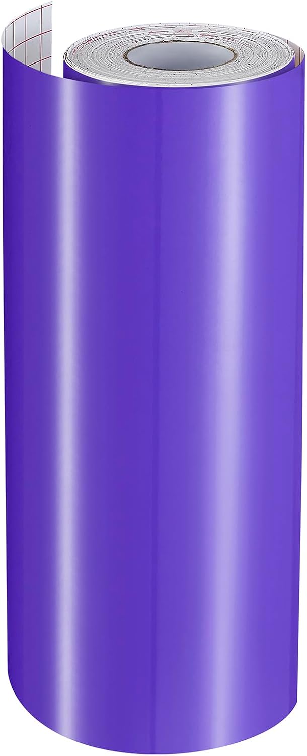 Ant Smart Adhesive Permanent Vinyl Compatible with Cricut Explore and Maker Series Without Cutting Mats, Create DIY Projects, Decals, Stickers & More (Purple, 13inch x 100ft)