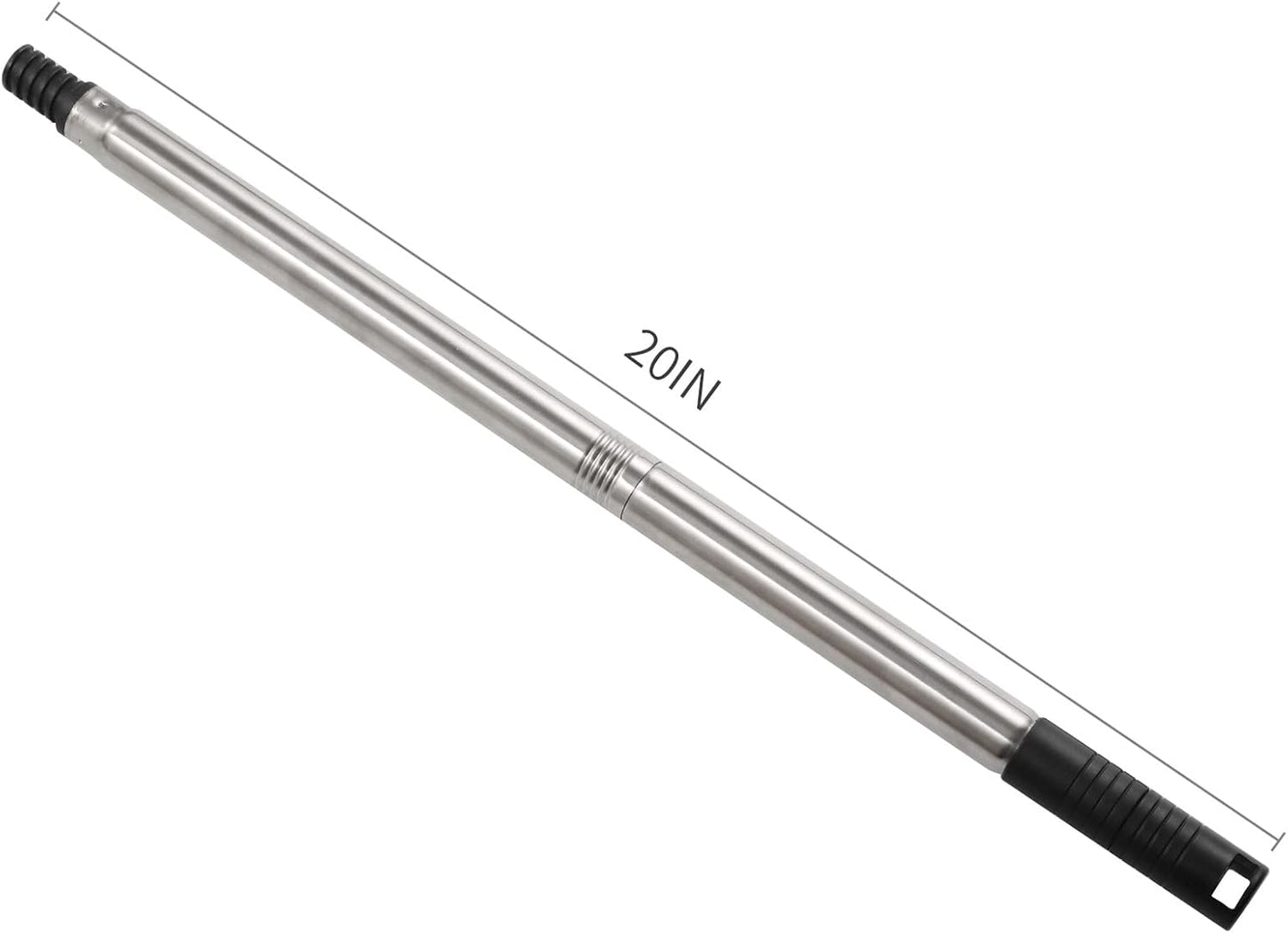 Paint Roller Extension Poles, 5 Piece Painting Extension Pole Extends to 48.5" Stainless Steel Telescopic Rod for Paint Roller Brushes to Easily Brush The Ceiling