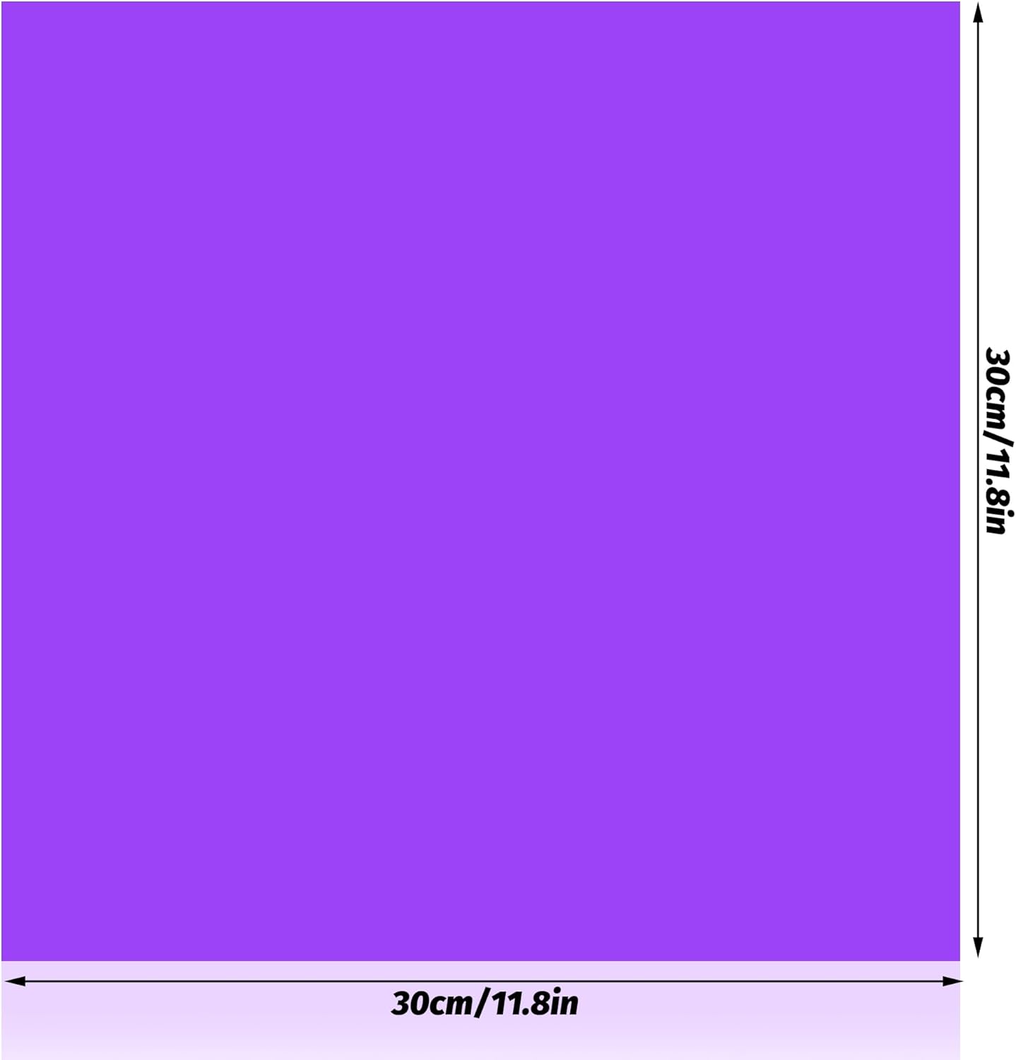 Lystaii 9pcs Lighting Gel Filter 11.8 x 11.8 Inches Gel Light Filter Color Correction Colored Overlays Transparent Color Filters Film Plastic Sheets for Film, Video, Photo, Stage Studio (Purple)