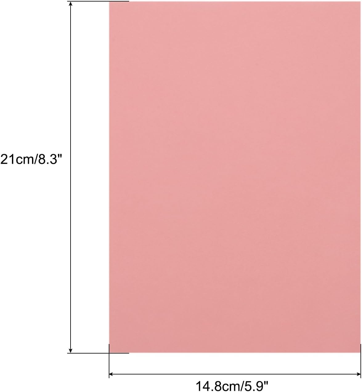 MECCANIXITY Colored Vellum Paper, 40 Sheet Light Pink Transparency 8.3" x 5.9" Printable Vellum Paper, Translucent Vellum Sheets for Printing Wedding Invitations Ink Jet Laser Printer