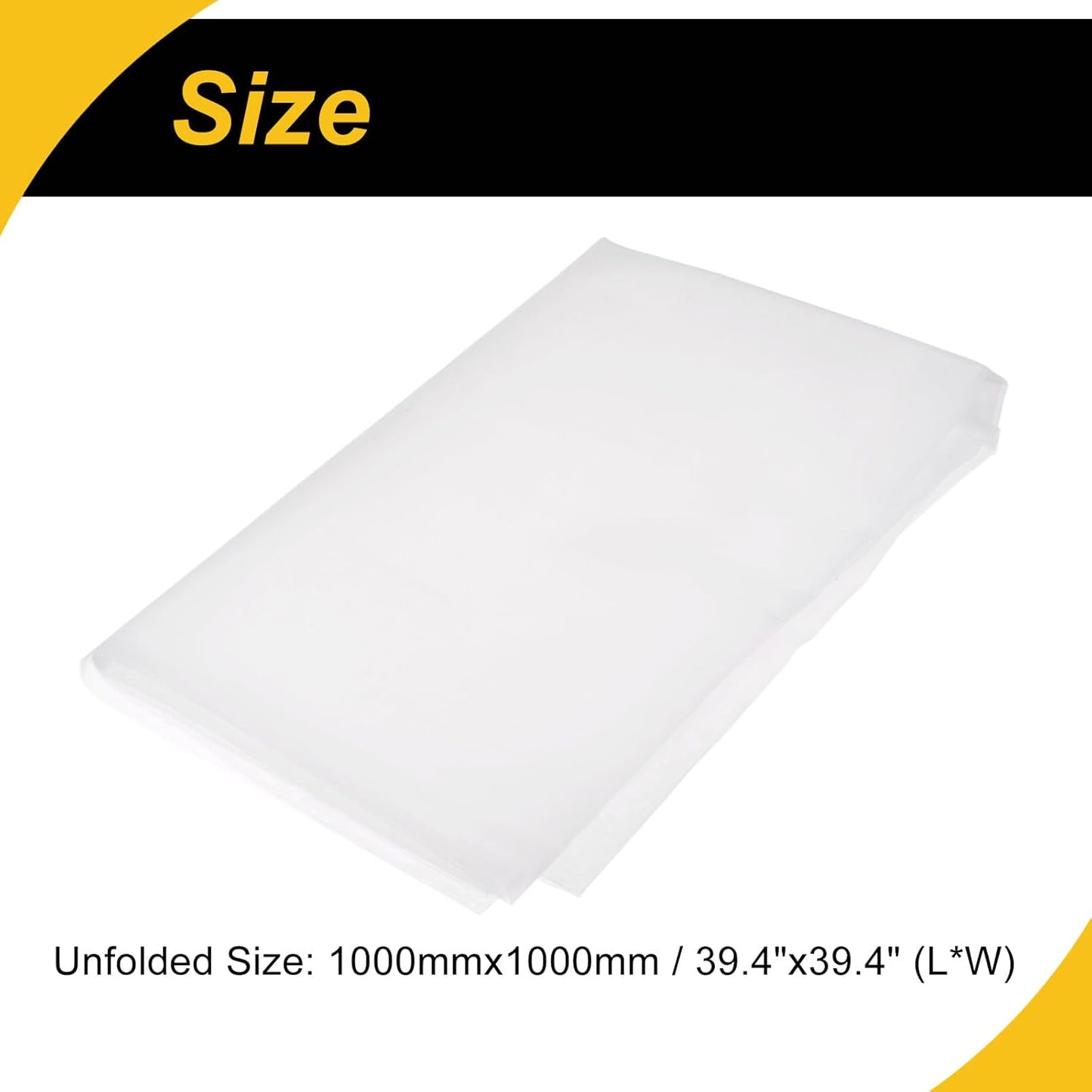 100 Mesh Paint Nylon Mesh Filter Woven Net Sheet Filter Cloth (39"x39")