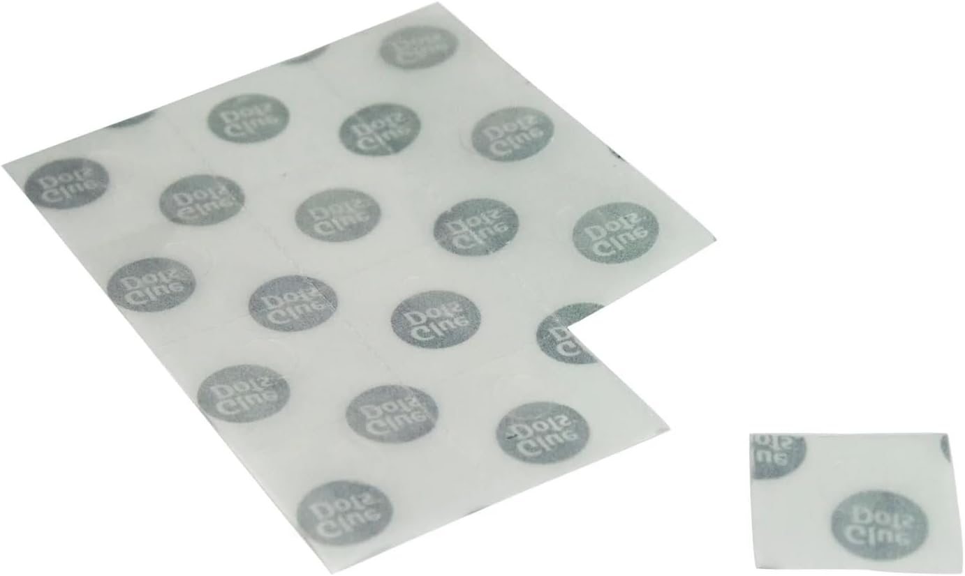 Glue Dots, Mini Dots Value Pack, Double-Sided, 3/16", 600 Dots, DIY Craft Glue Tape, Sticky Adhesive Glue Points, Liquid Hot Glue Alternative, Clear
