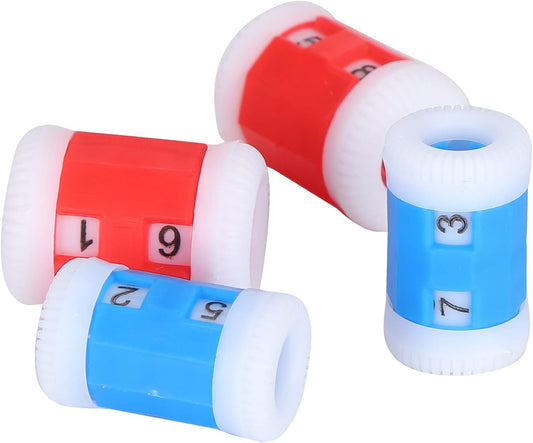 Plastic Knit Counter Knitting Crochet Stitch Marker Row Ring Sewing Tool Craft Accessories Two Color(Two Set)