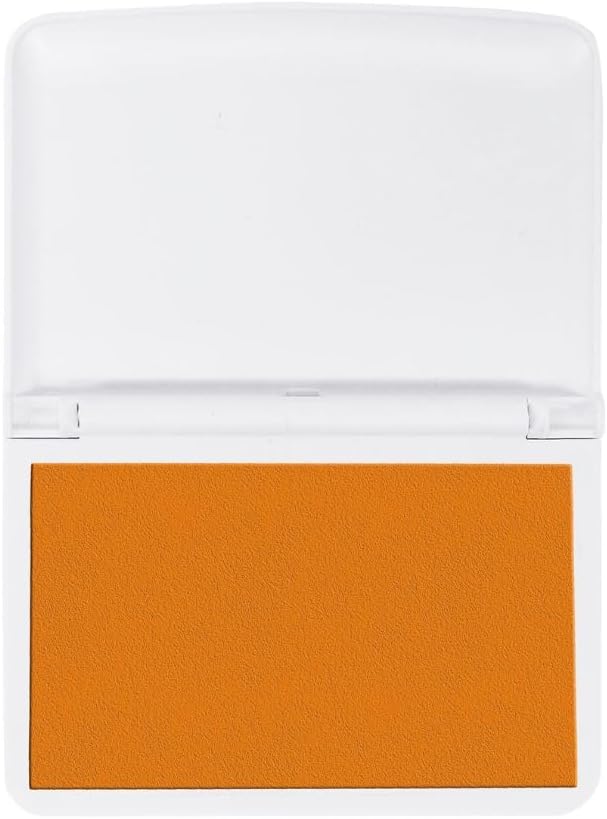 COLOP Make Series, Ink Stamp Pads, with Non-Toxic Premium Ink, Water-Based Acid-Free (Shiny Orange, Make 3-3-1/2" x 6-1/4")