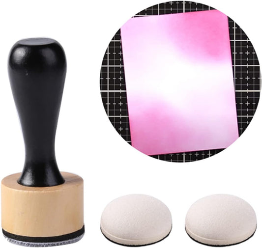 Mini Ink Blending Tool,with Foams Replacement Refill Foam Tool for Foams Scrapbooking Painting Drawing Art Supplies Handle Ink Tools Embossing Stencils