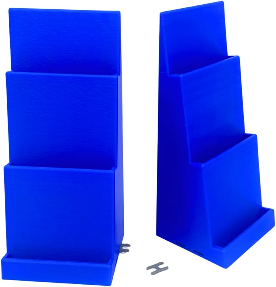 Magnetic Card Holder Stadium Displays - Dark Blue (2 Pack), Compatible with Ultra Pro Protectors - Trading Card Holder - Card Stand - Sports Card Display