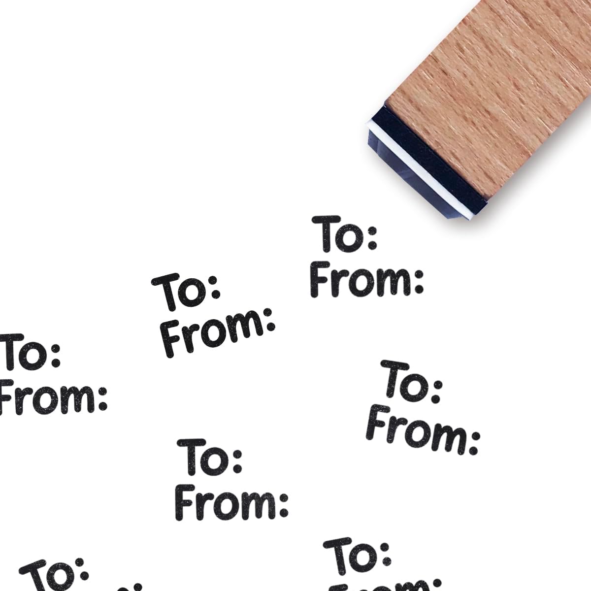 from to Rubber Stamp, 3/5 Inch Small Mini Stamp for Scrapbooking Card Making Planner