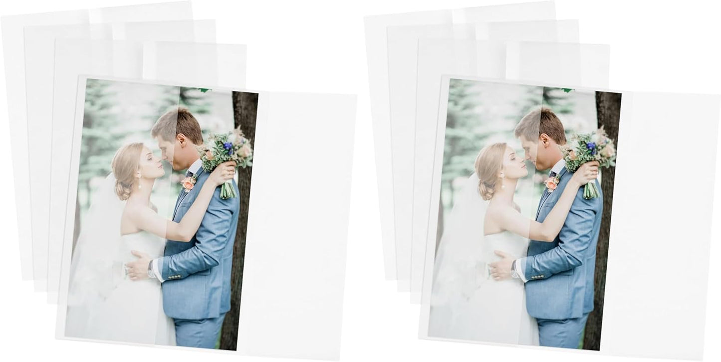 Vellum Paper 5x7 Pre-Folded - Goefun 120 Sheets Vellum Jackets for 5x7 Invitations 115GSM Translucent Paper for Invitations Wraps, Greeting Cards, Envelope Liners, Wedding, Baby Shower (Pack of 2)