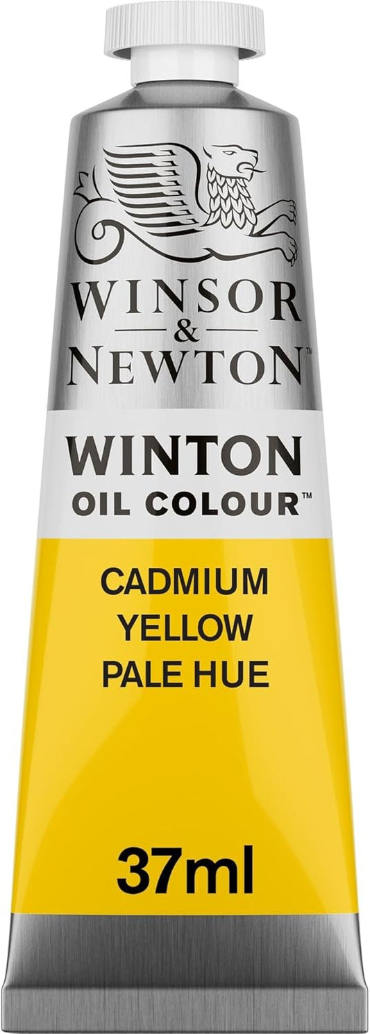 Winsor & Newton Winton Oil Color, 37ml (1.25-oz) Tube, Cadmium Yellow Pale Hue