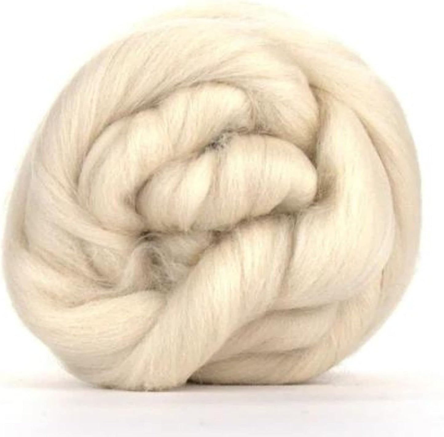 Revolution Fibers Merino Wool Roving | Premium Combed Wool Top | 22 Micron, Perfect for Felting Projects, Spinning, Wall Hangings and Tapestry (Oyster)