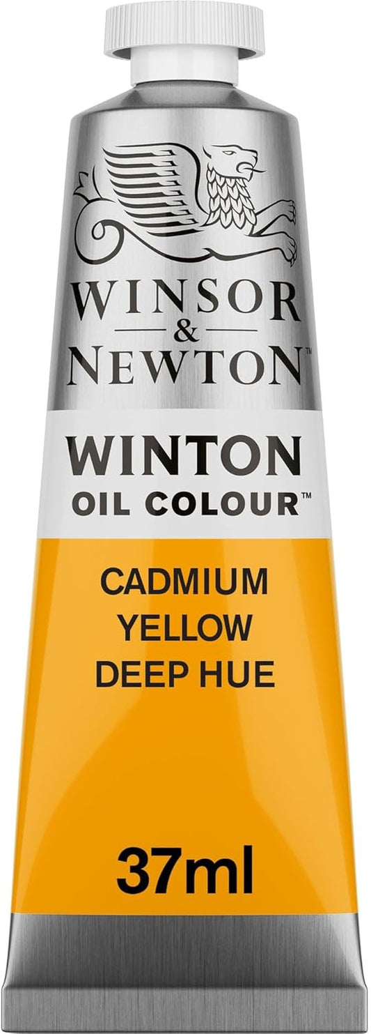 Winsor & Newton Winton Oil Color, 37ml (1.25-oz) Tube, Cadmium Yellow Deep Hue