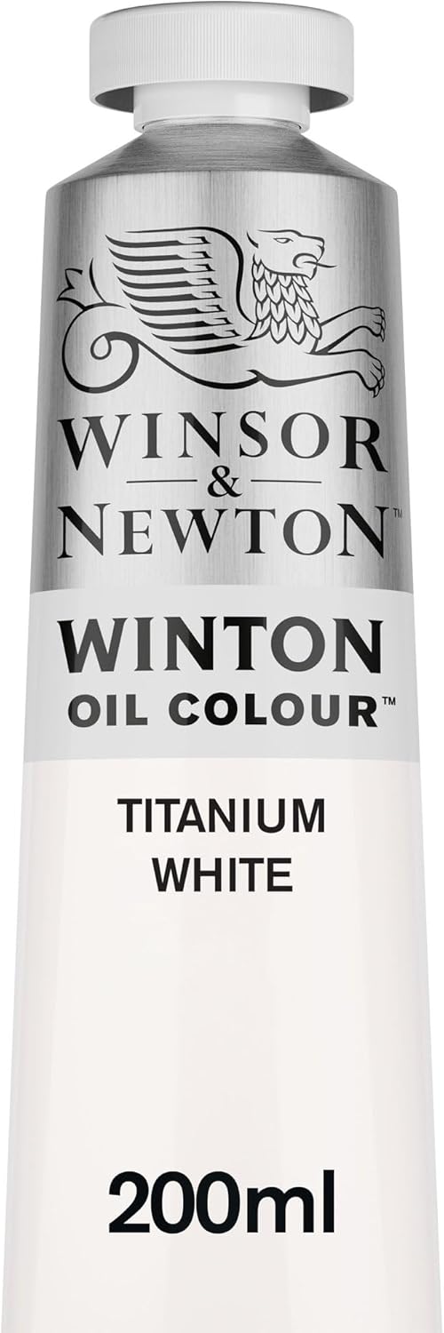 Winsor & Newton Winton Oil Color, 200ml (6.75-oz) Tube, Titanium White