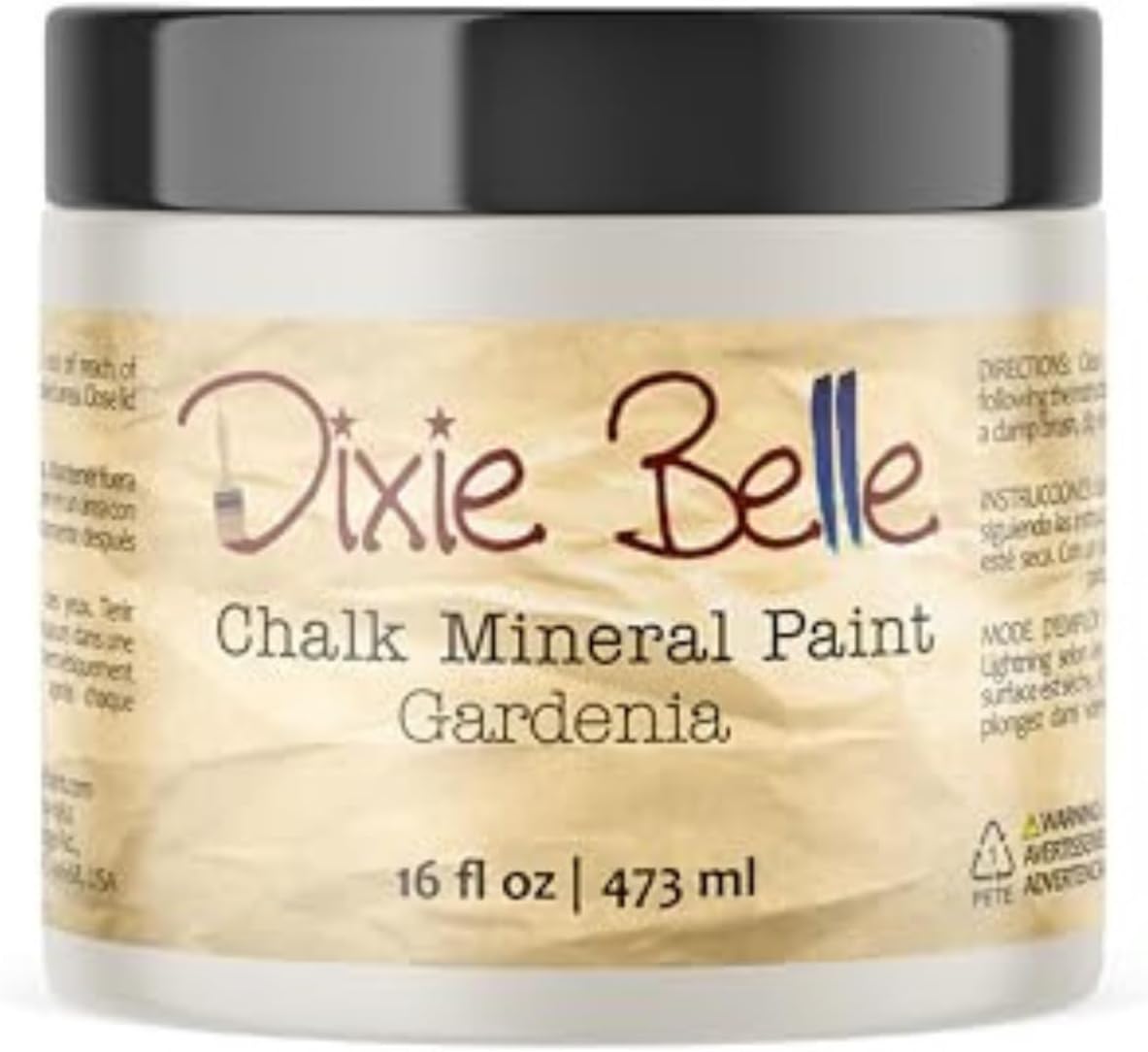 Dixie Belle Paint Company Chalk Finish Furniture Paint – Gardenia (16oz) – Matte Chic Chalk Mineral DIY Furniture Paint