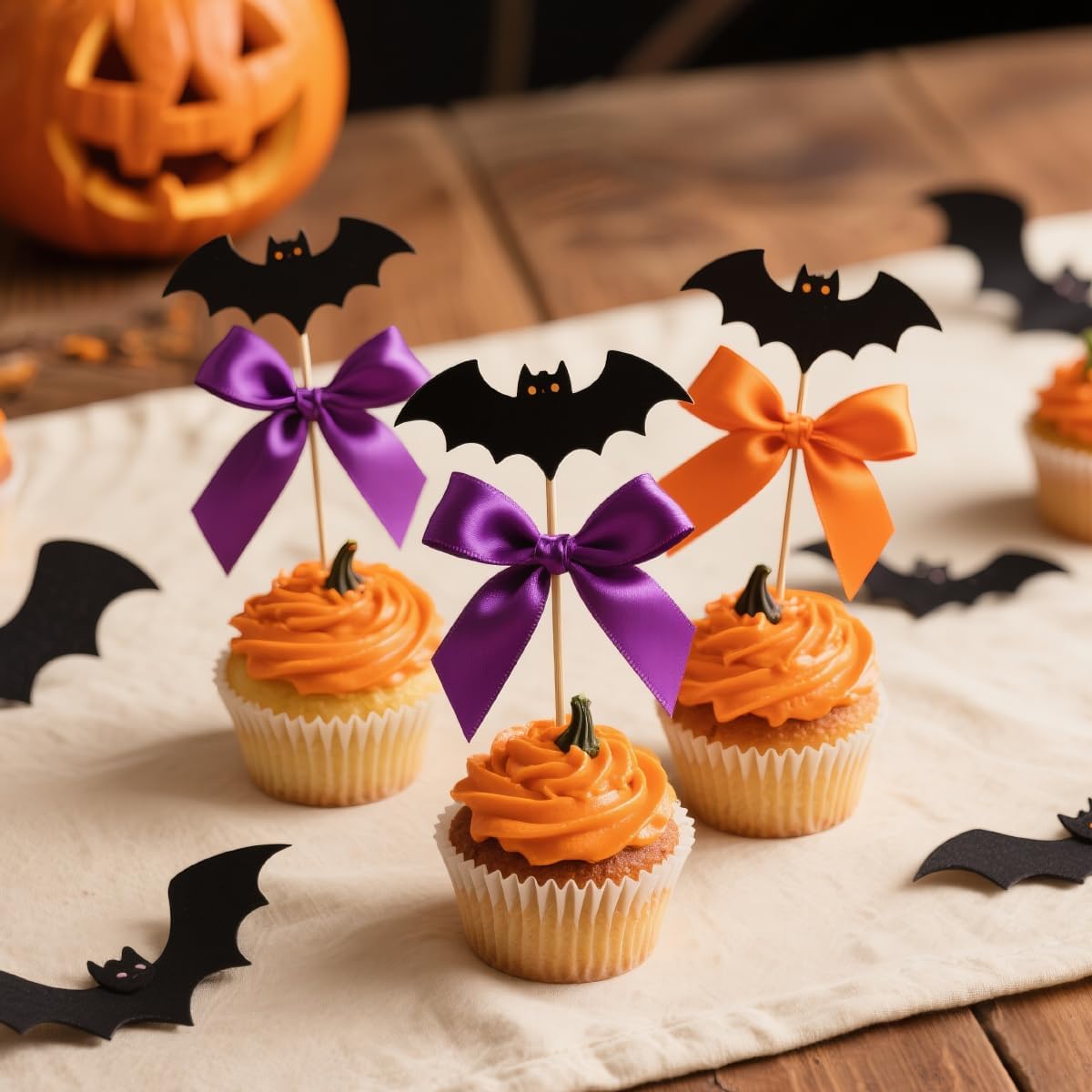 Orange Ribbon 1-1/2" Wide x 100 Yards, Orange Ribbon for Gift Wrapping, Halloween, Christmas, Wedding, Thanksgiving, Easter