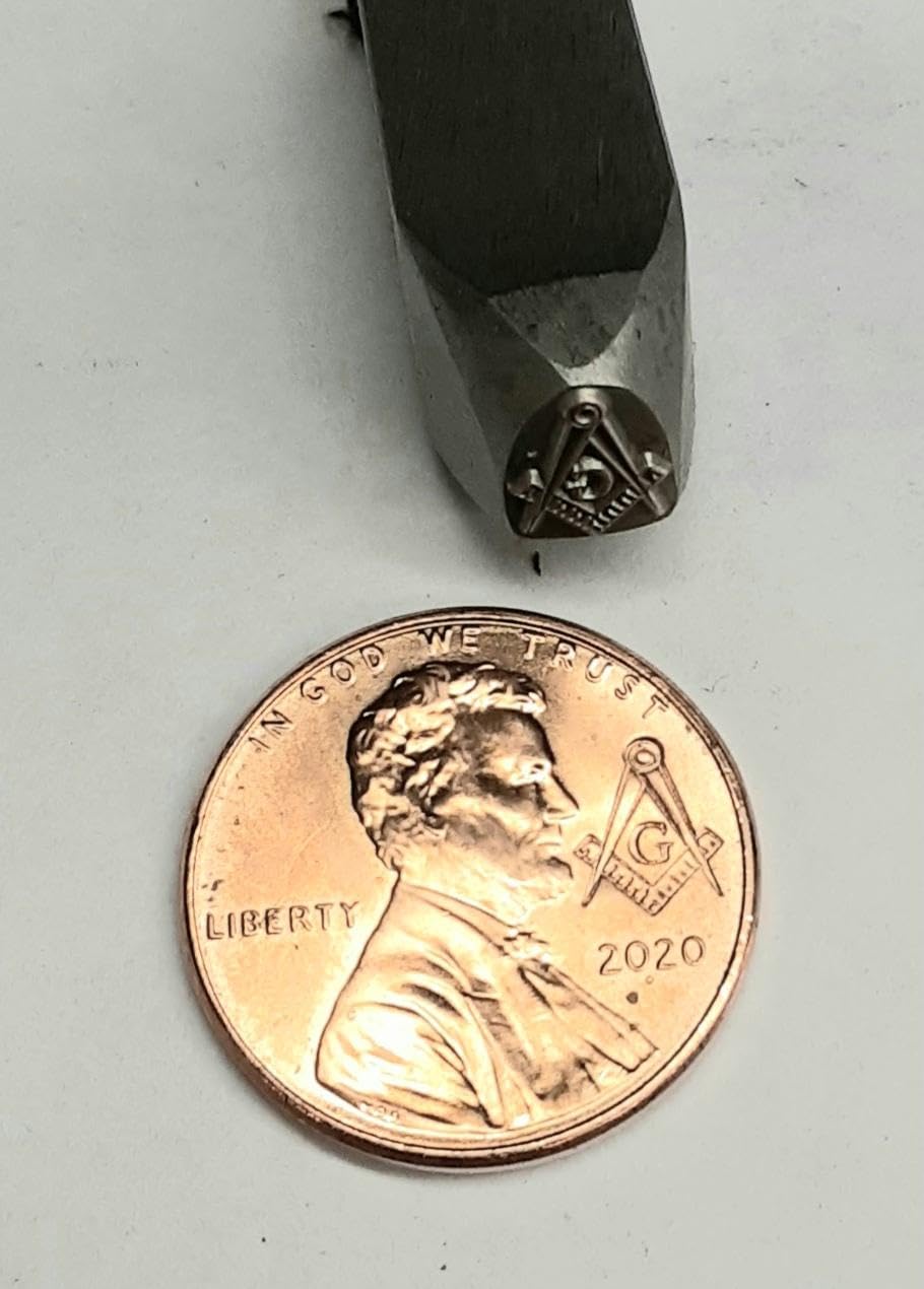 Masonic Master Mason Penny Punch Stamping Tool Fraternal Order Logo Punch Tool