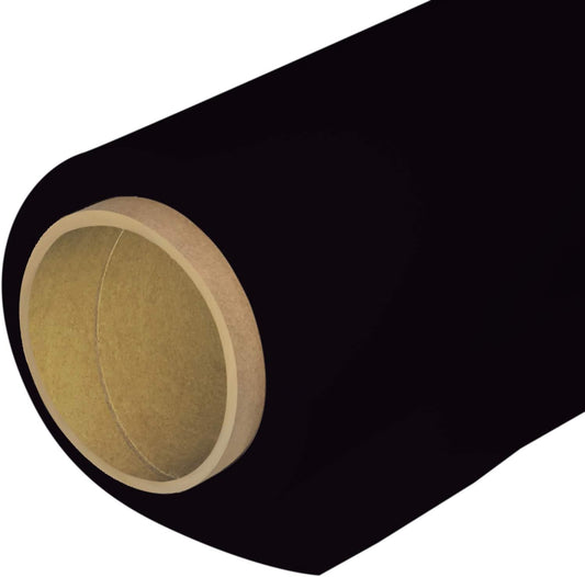 Huamei Seamless Photography Background Paper, Black Photo Backdrop Paper Roll for Photoshoot, Video and Streaming #44 (4.4x16 Feet,Jet Black)
