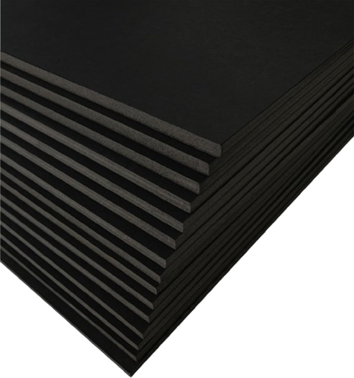 Black Foam Board 12 x 18 x 1/8" (3mm) Inch, 15 Pack Acid-Free Foam Core Poster Board Sheets for Art, Crafts, Presentation, Vision Board, Signboard, and Party Decorations