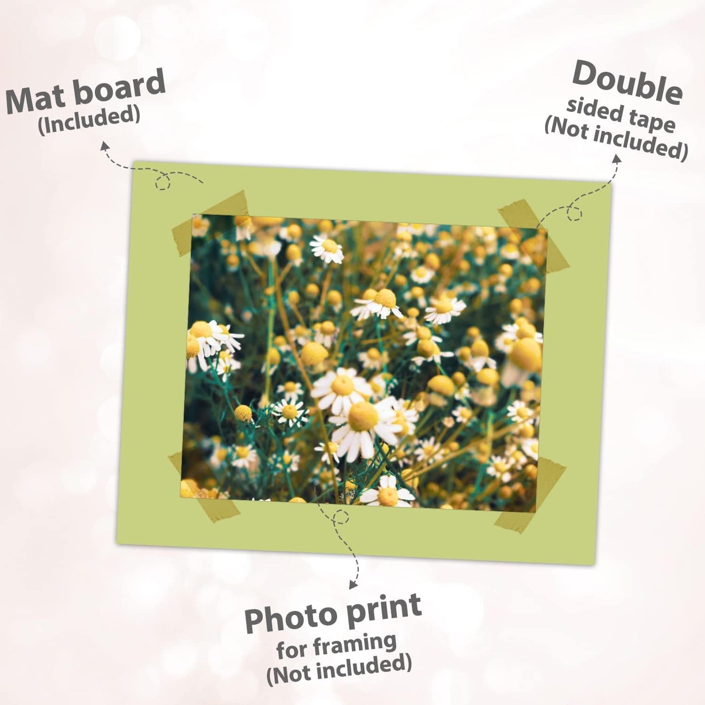 Golden State Art, 8x10 Matboard Mat Board Blanks - Assortment Color Uncut Mats for DIY Projects, Presentation Boards, Art Crafts (20 Pack)