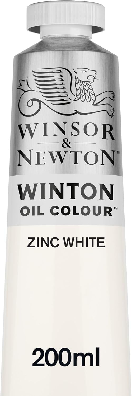 Winsor & Newton Winton Oil Color, 200ml (6.75-oz) Tube, Zinc White