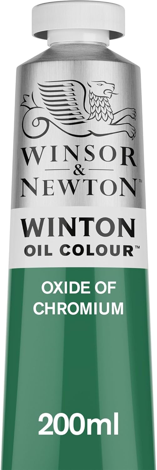 Winsor & Newton Winton Oil Color, 200ml (6.75-oz) Tube, Oxide Of Chromium
