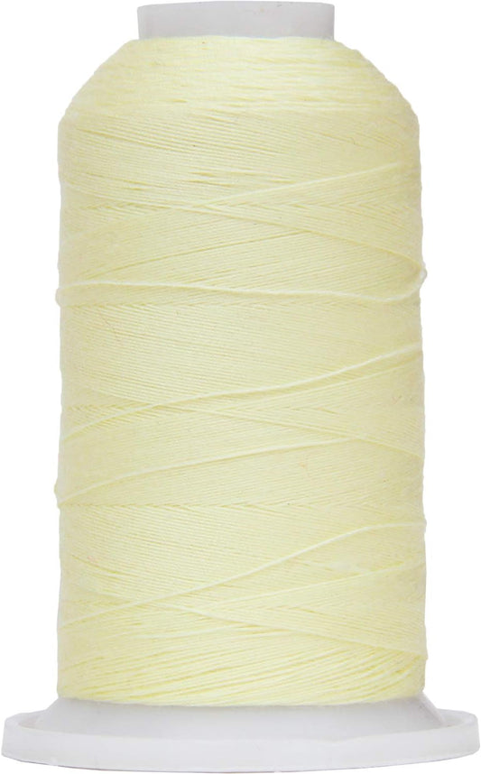 Threadart Polyester All-Purpose Sewing Thread - 600m - 50S/3 - Pale Yellow