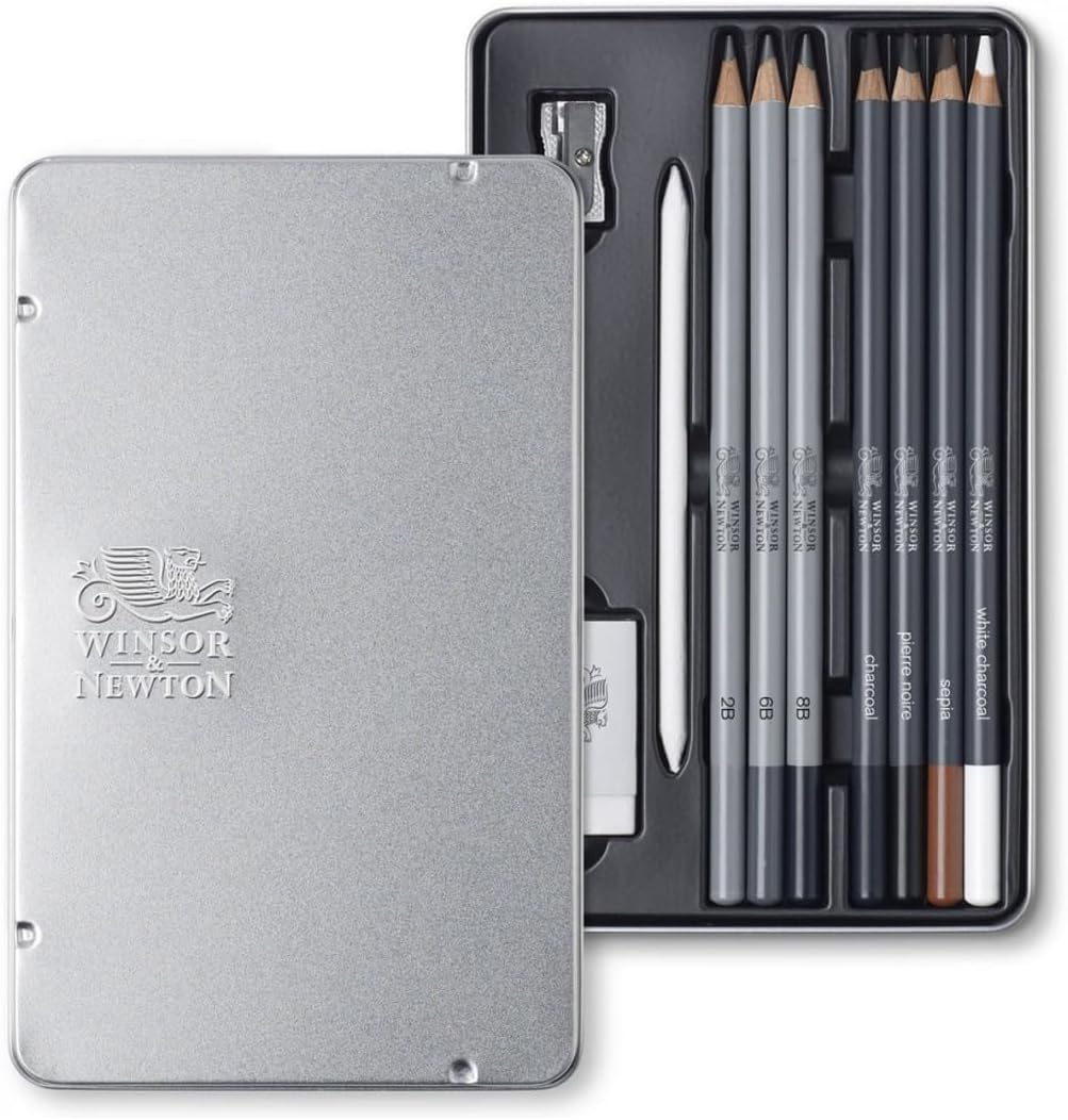 Winsor & Newton Studio Collection Artist Pencils, Sketching Pencils, Set of 10