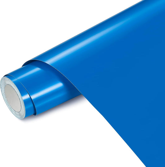 Ant Smart Adhesive Permanent Vinyl Compatible with Cricut Explore and Maker Series Without Cutting Mats, Create DIY Projects, Decals, Stickers & More (Light Blue, 13inch x 30ft)