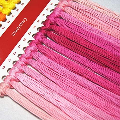 Stitchmelody 14CT Counted Cross Stitch Kits,DMC Unprinted Pattern Embroidery Set Needlework-The Beautiful Scenery of Park 21.2''×21.2'