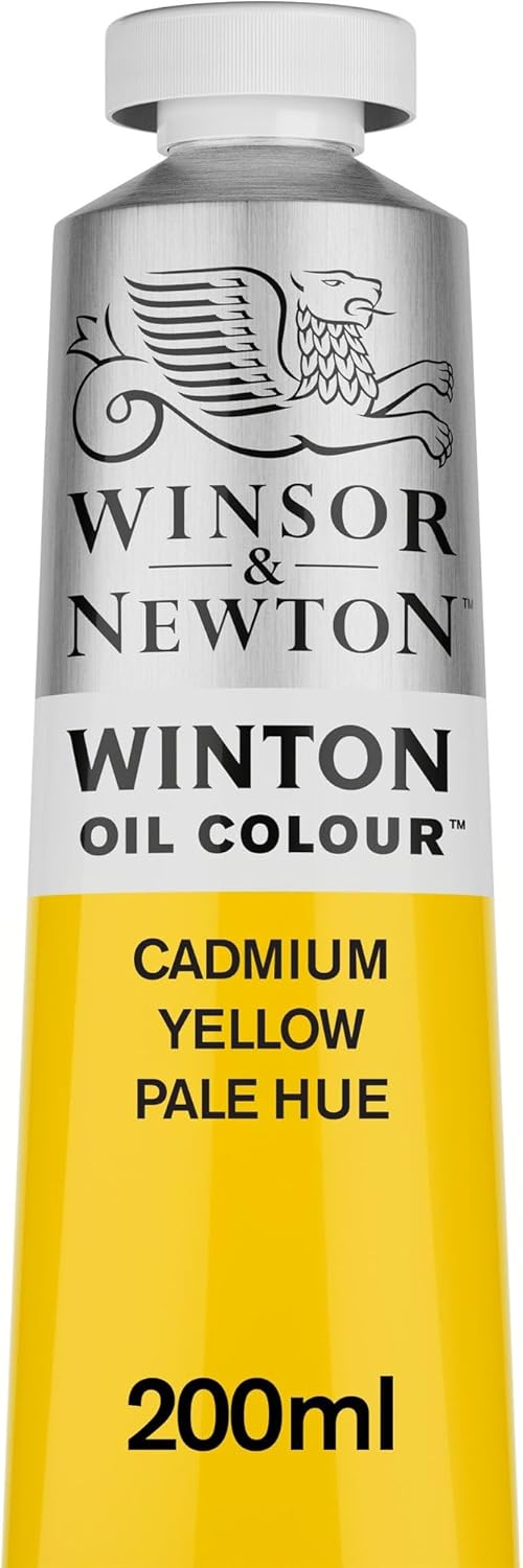 Winsor & Newton Winton Oil Color, 200ml (6.75-oz) Tube, Cadmium Yellow Pale Hue