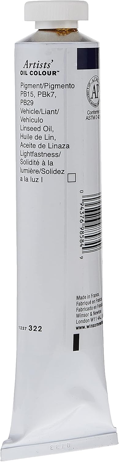 Winsor & Newton Artists' Oil Color, 200ml (6.75 oz) Tube, Indigo