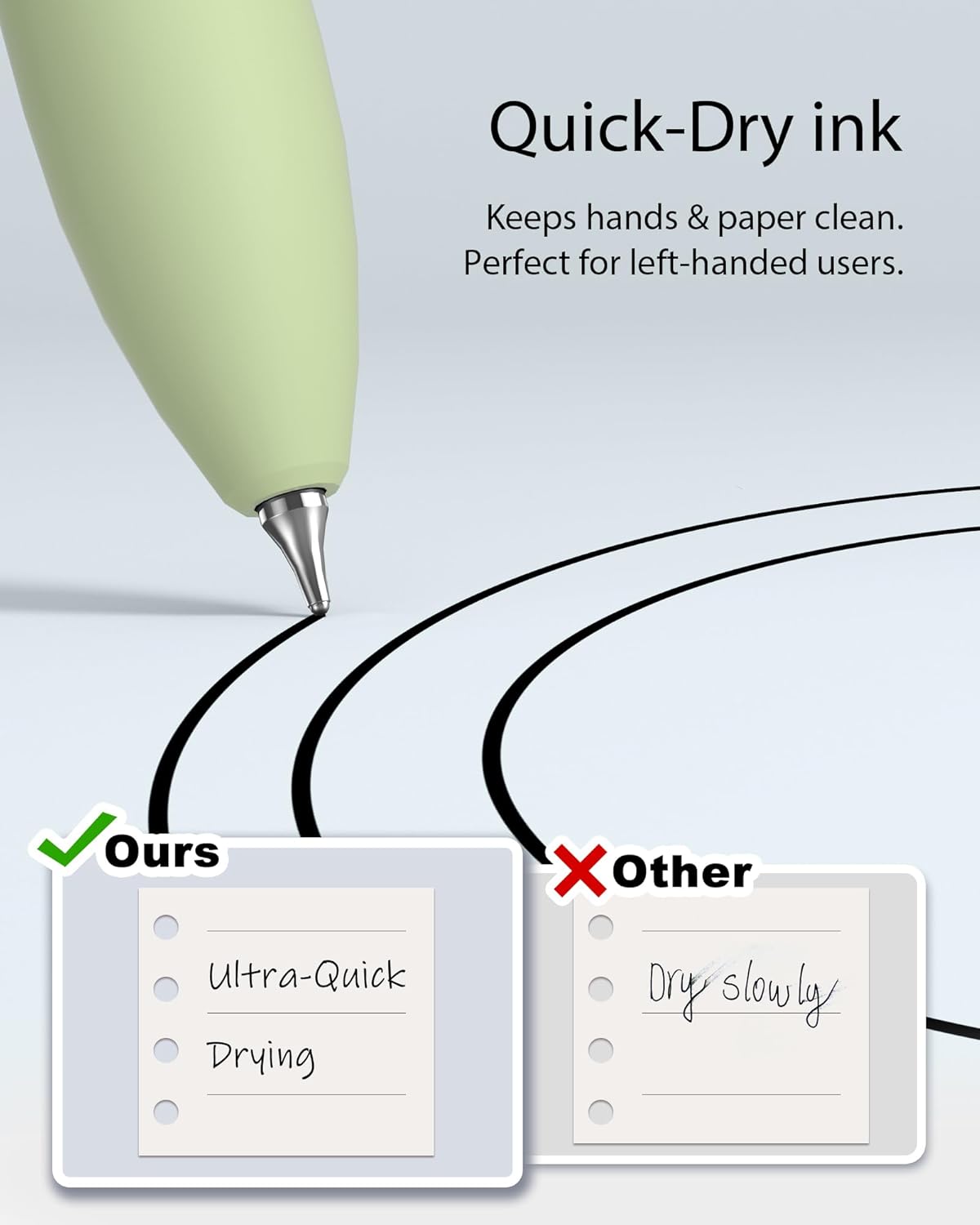 16 Pcs Gel Pens, 0.7mm Fine Point Smooth Writing Pens, Black Quick-Dry Long Lasting Fidge Pens for Journaling, Office, Note Taking, School Supplies, Nurse Aesthetic Pens（Gradient-Black Ink）