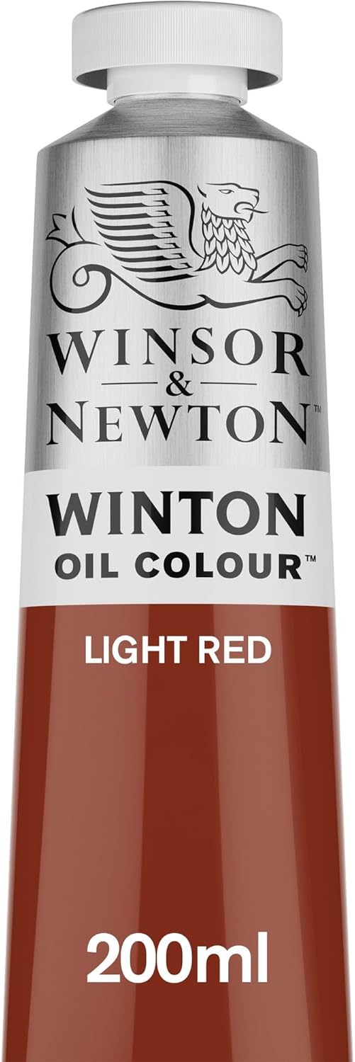 Winsor & Newton Winton Oil Color, 200ml (6.75-oz) Tube, Light Red