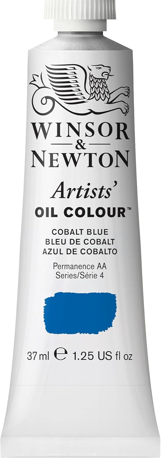 Winsor & Newton Artists' Oil Color, 37ml (1.25 oz) Tube, Cobalt Blue