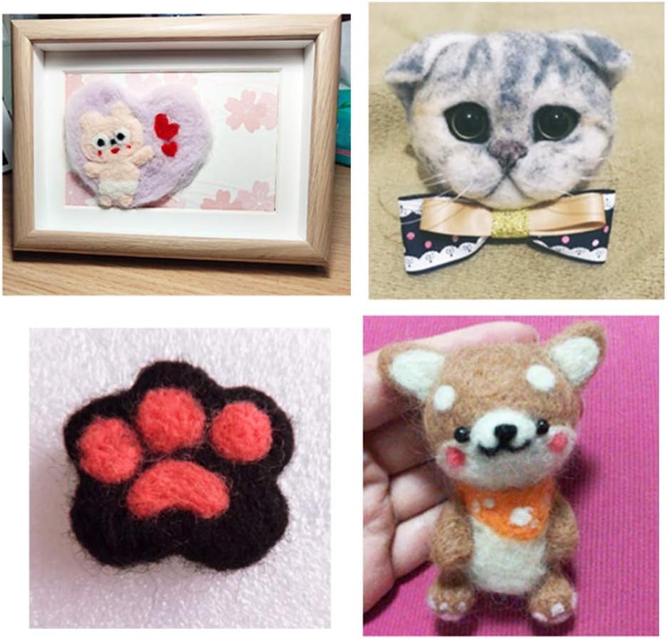 3.53oz Wool Roving Yarn, Fiber Roving Wool Top, Pure Wools, Chunky Yarn, Spinning Wool Roving for Needle Felting Wet Felting DIY Hand Spinning (Dark Purple)