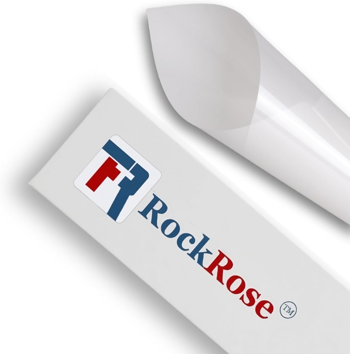 Rockrose Matte Frost Home Window Tint Film - Decorative Opaque Privacy Film Frosted for Home Offices Shower Door with UV Blocking - 60 in x 100FT - Matte Frost