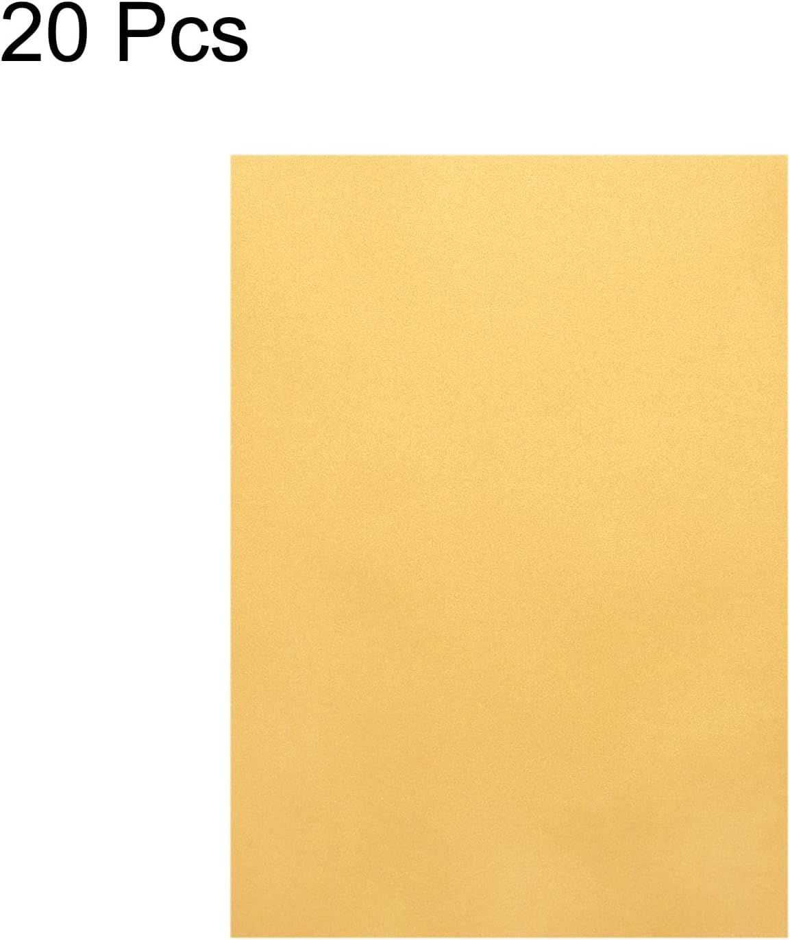 MECCANIXITY Colored Vellum Paper, 20 Sheet Gold Transparency 11.7 x 8.2 Printable Vellum Paper, Translucent Vellum Sheets for Printing Wedding Invitations, Ink Jet Laser Printer