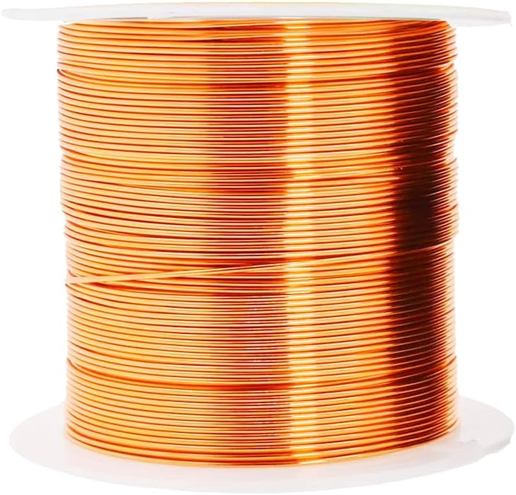 Mandala Crafts 22 Gauge Anodized Aluminum Craft Wire for Jewelry Making - 400 FT Colored Flexible Neutral Wire - Bendable for Bonsai Armature Crafting Sculpting