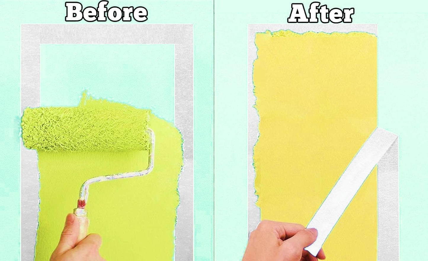 5 Rolls Pinstripe Tape - Masking Tape 1/16", 1/8", 1/4", 1/2", 3/4" - Thin Painters Masking Automotive Tape for DIY, Car, Auto, Paint, Art, Tumblers (White)