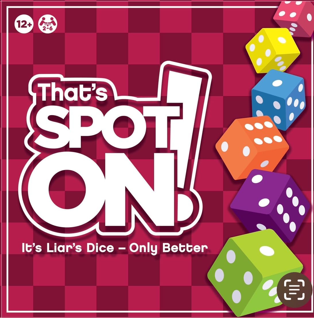 That's Spot On! Best Bluffing Strategy Game - Board, 6 Cups, 12 Tokens, 30 Dice – 2 to 6 Players, Ages 12+, Family Fun or Game Nights with Friends