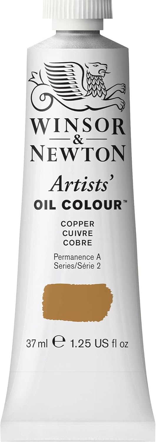 Winsor & Newton Artists' Oil Color, 37ml (1.25 oz) Tube, Copper