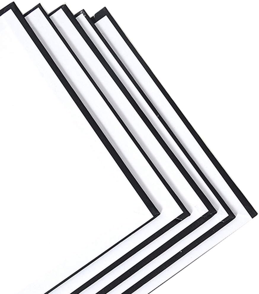 CONDA Black Canvases for Painting, Canvas Panels 8x10 inch, Pack of 14, 100% Cotton Acid-Free, 8 oz Gesso-Primed, Art Boards for Oil & Acrylic Painting