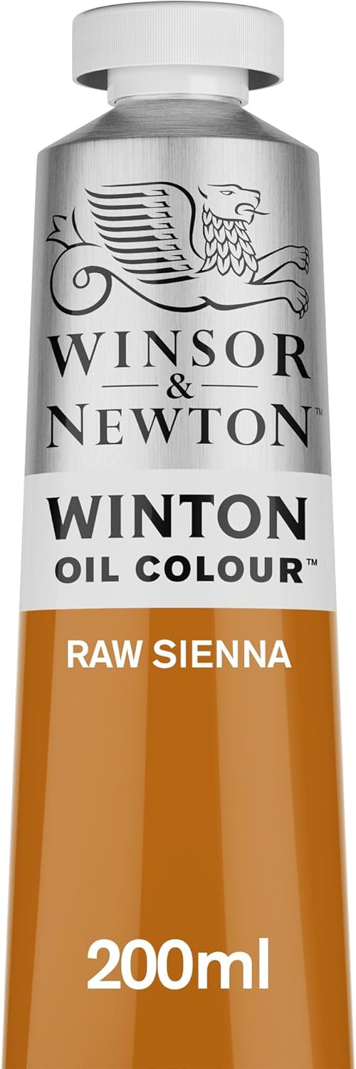 Winsor & Newton Winton Oil Color, 200ml (6.75-oz) Tube, Raw Sienna