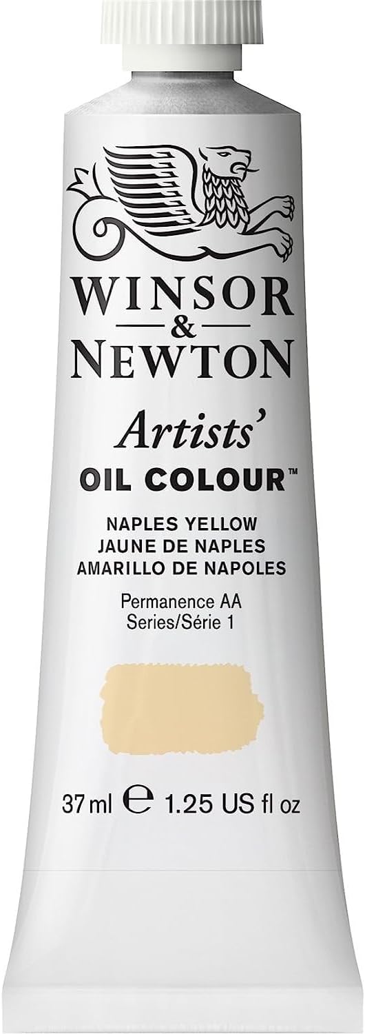 Winsor & Newton Artists' Oil Color, 37ml (1.25 oz) Tube, Naples Yellow