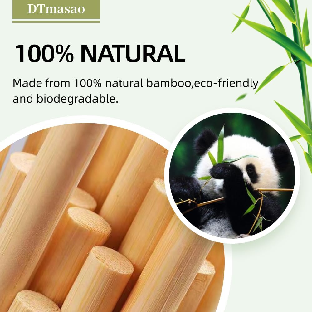 1/2 x 36 Inch 10 PCS Dowel Rods Wood Sticks Wooden Dowel Rods - Unfinished Bamboo Sticks - for Crafts and DIYers