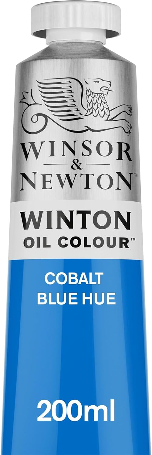 Winsor & Newton Winton Oil Color, 200ml (6.75-oz) Tube, Cobalt Blue Hue