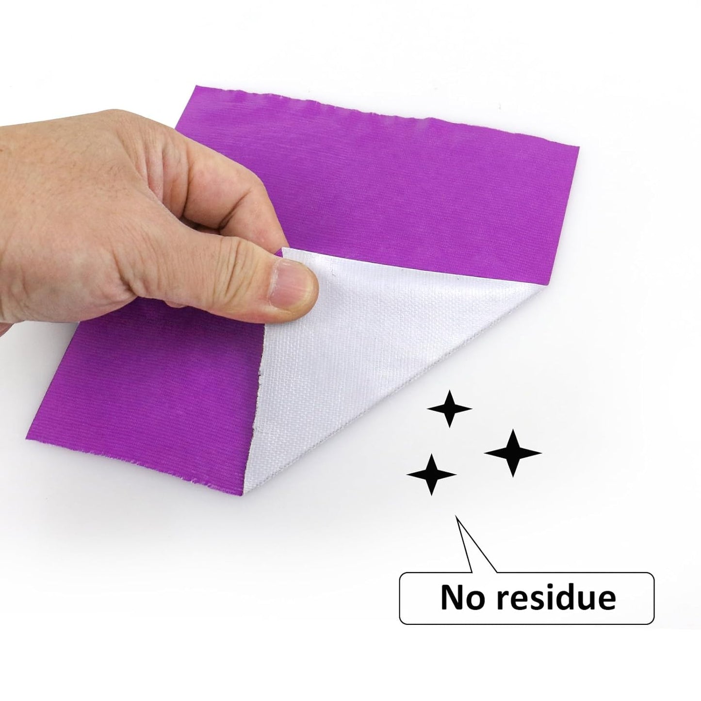 BOMEI PACK 6" Purple Duct Tape Heavy Duty,6 Inch x 60 Yards Purple Wide Rol Tape,Strong Strength,Flexible,No Residue,Waterproof and Tear by Hand,Multi-Use for Indoor & Outdoor Repairs