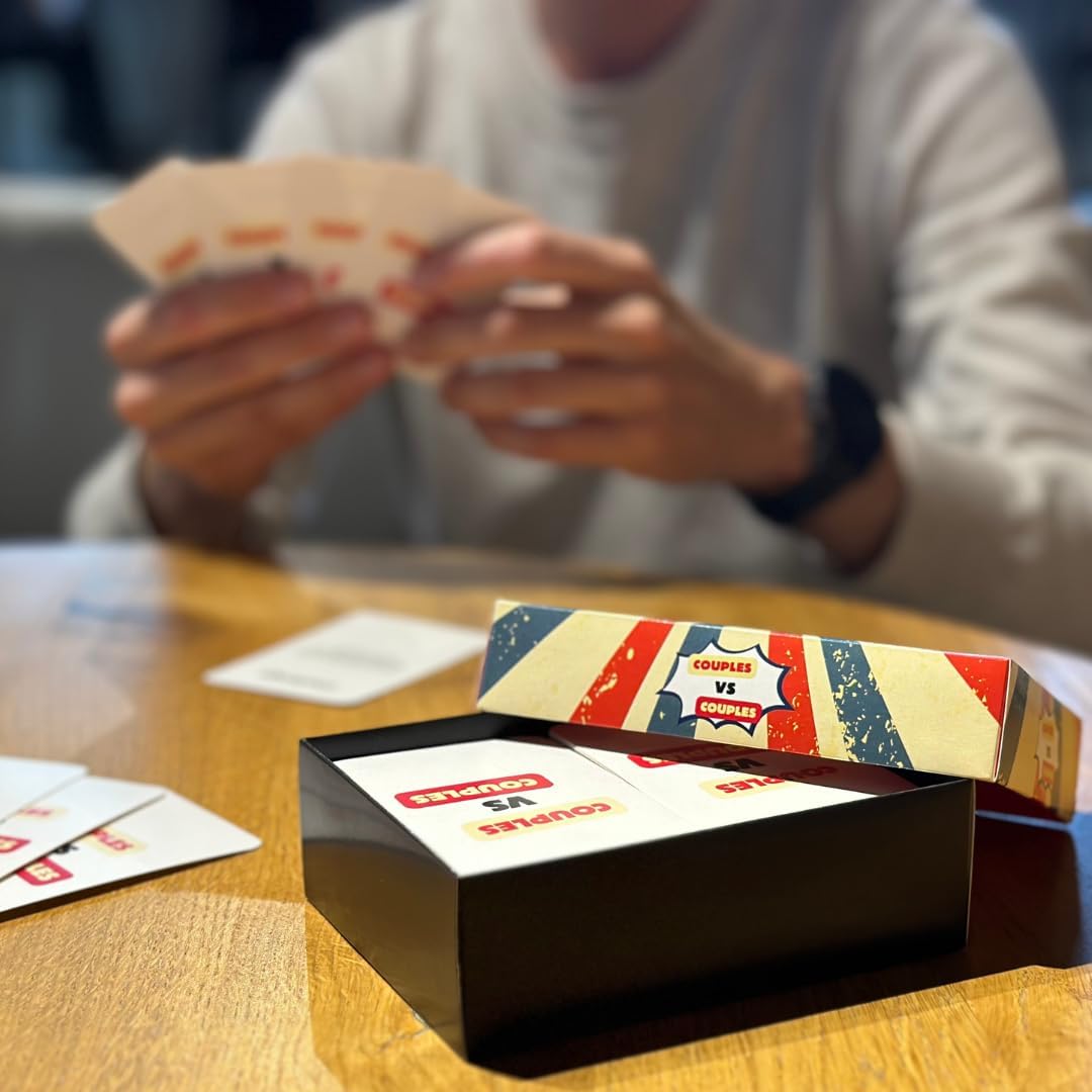 Hat Acrobat Couples VS Couples - The Ultimate Date Night Game for Multiple Players - Couples Game with 10 Different Categories and Challenges