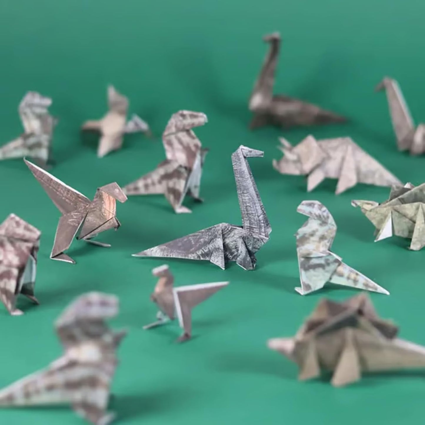 DIY Paper Cats Origami Kit - 50/30 Sheets DIY Paper Origami to Fold Your Own Cute Cat/Dog/Dino Figures - Perfect Desk Origami Cats Decoration & Creative Gift for Kids, Adults & Cat Lovers (Cat)