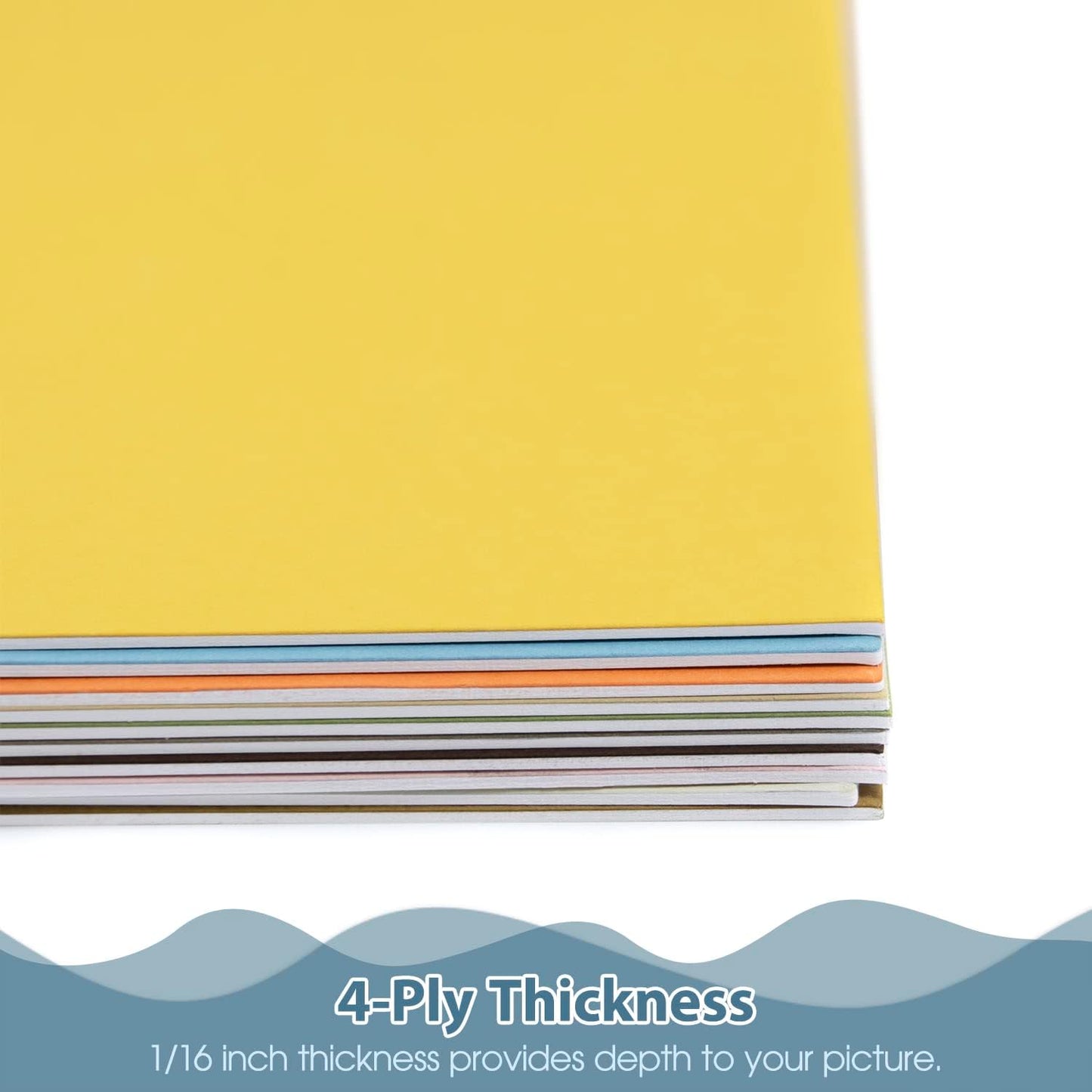 Golden State Art, 11x14 Matboard Mat Board Blanks - Assortment Color Uncut Mats for DIY Projects, Presentation Boards, Art Crafts (20 Pack)